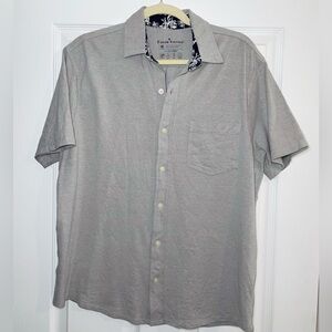 Tailor Vintage Gray Short Sleeve Polo ft Airtec